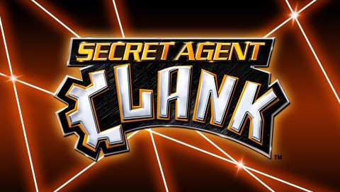 Secret Agent Clank title screen for PSP